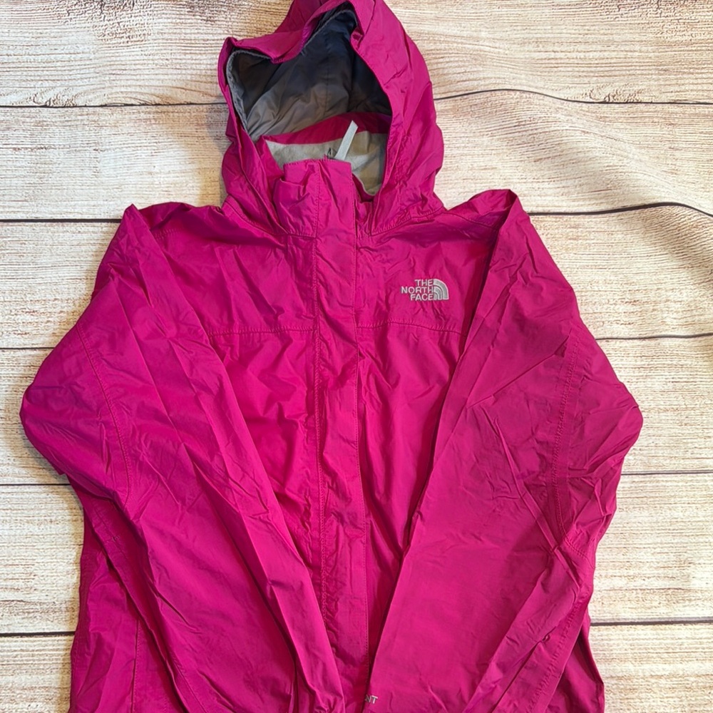 The North Face Fuchsia Hooded Windbreaker